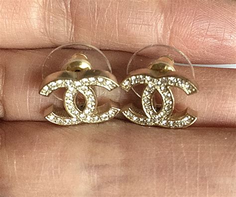 chanel stud earrings for sale